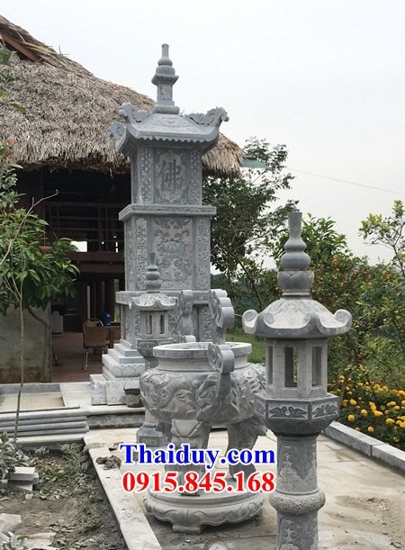 29 Tháp mộ đá xanh Thanh Hóa thiết kế theo phong thủy bán chạy nhất