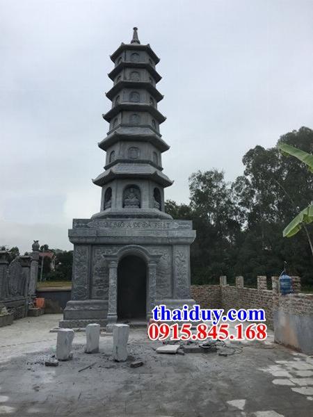 Mẫu mộ tháp để tro cốt bằng đá mỹ nghệ Ninh Bình đẹp