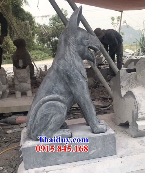 25 Mẫu chó phong thủy bằng đá mỹ nghệ Ninh Bình  thiết kế đẹp