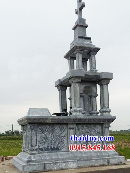 Địa chỉ bán mộ đá khối đẹp đạo thiên chúa công giáo  thiết kế hiện đại