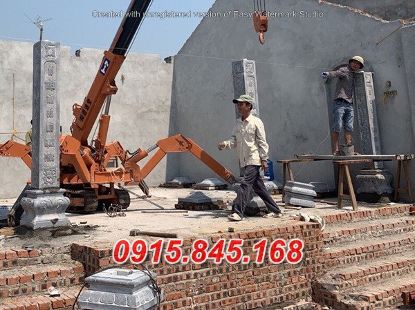 cột đá nhà thờ họ từ đường, cột đá đình chùa miếu, cột đá hiên nhà, cột đá đồng trụ, cột đá vuông, cột đá hình tròn, giá bán cột đá, địa chỉ bán cột đá,