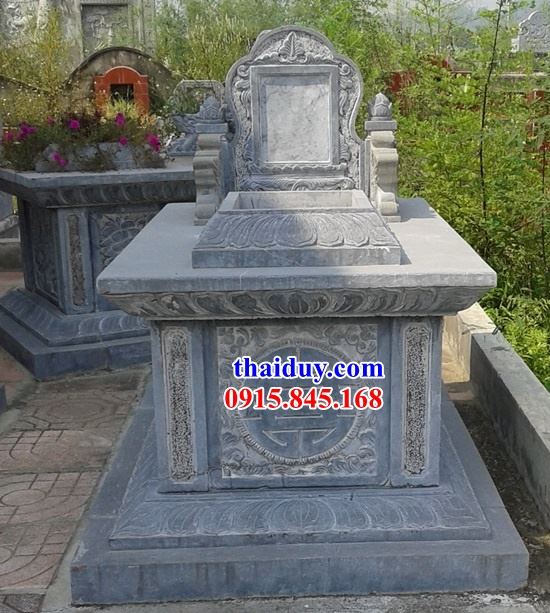 Mẫu mộ đá đơn giản thiết kế hiện đại
