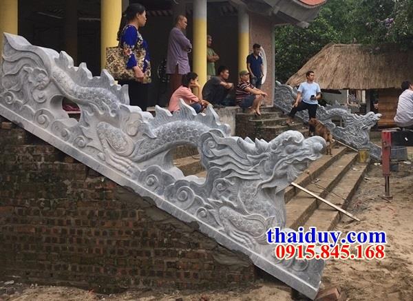 Mẫu rồng phong thủy nhà thờ họ từ đường bằng đá xanh Thanh Hóa đẹp nhất Việt Nam