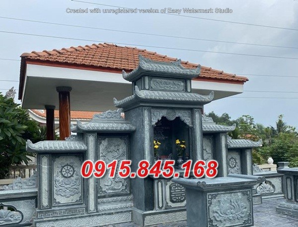 Kích thước mộ đá2 hai mái