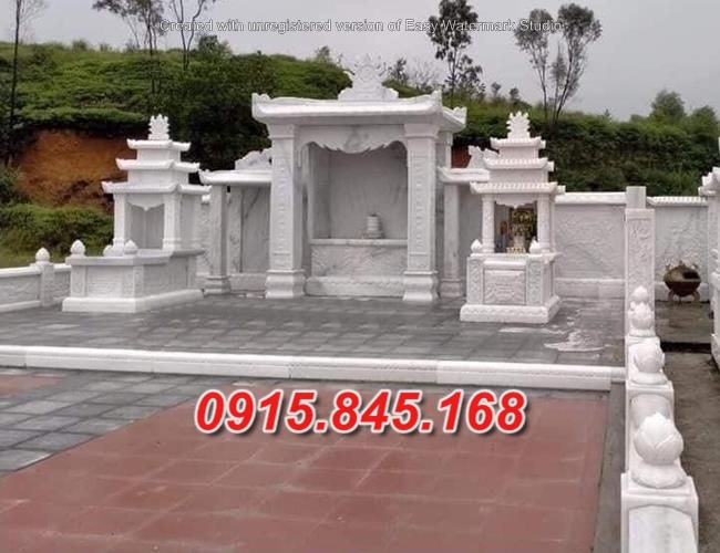 mộ đá hai đao thiết kế