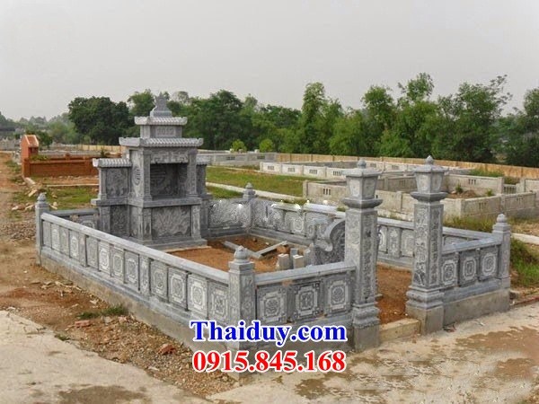 01 Khu lăng mộ đá thanh hóa đẹp bán tại Bắc Ninh nghĩa trang gia đình dòng họ gia tộc