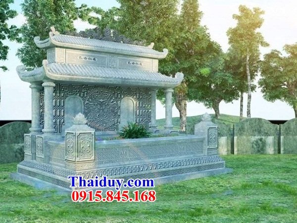 01 Mẫu mộ đôi bằng đá đẹp bán tại Quảng Trị