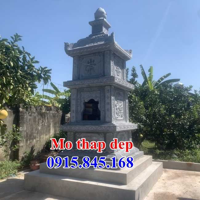 02 Mộ tháp đá nguyên liền khối đẹp bán tại Đà Nẵng