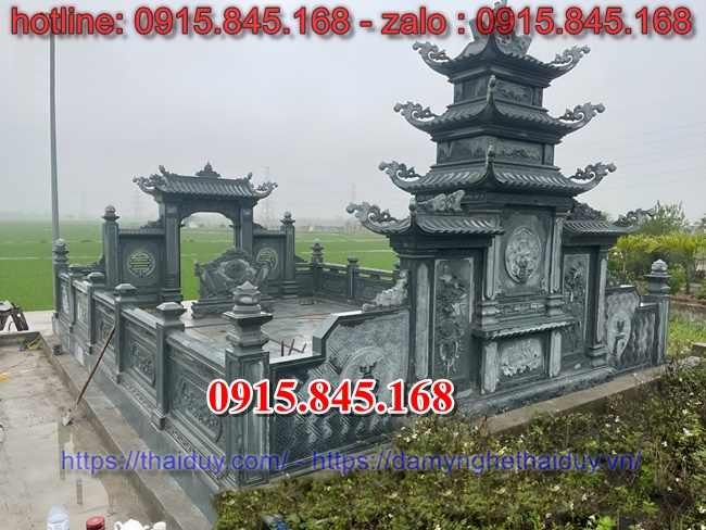 04+ Khu lăng mộ đá đẹp bán Lạng Sơn - nghĩa trang gia đình - 24.04.2024