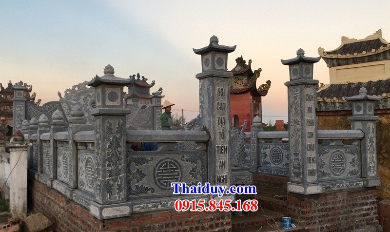 04 Khu lăng mộ đá đẹp bán tại Lạng Sơn nghĩa trang gia đình dòng họ gia tộc