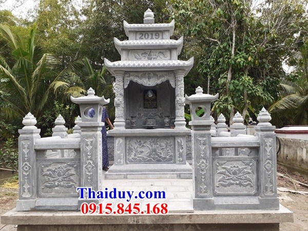 04 Khu lăng mộ đá ninh bình đẹp bán tại Lạng Sơn nghĩa trang gia đình dòng họ gia tộc