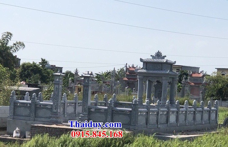 04 Khu lăng mộ đá tự nhiên đẹp bán tại Lạng Sơn nghĩa trang gia đình dòng họ gia tộc