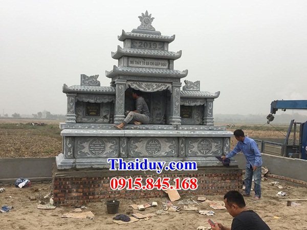 05 Mẫu mộ đôi bằng đá đẹp bán tại Thanh Hóa