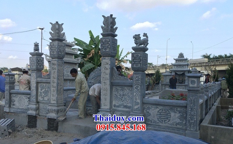 07 Khu lăng mộ đá tự nhiên đẹp bán tại Hải Dương nghĩa trang gia đình dòng họ gia tộc