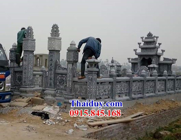 08 Khu lăng mộ đá tự nhiên đẹp bán tại Quảng Ninh nghĩa trang gia đình dòng họ gia tộc