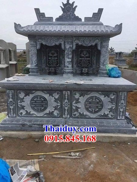 09 Mẫu mộ đôi bằng đá đẹp bán tại Hà Giang