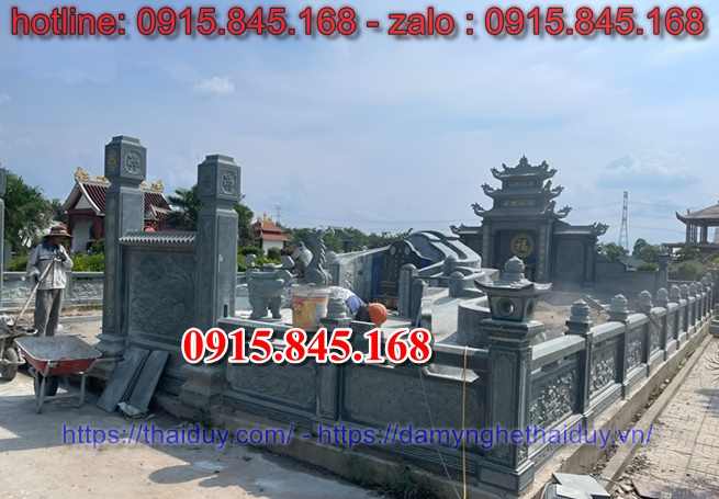 10 lăng mộ đá đẹp bán Nam Định + khu nghĩa trang gia đình - 24.04.2024