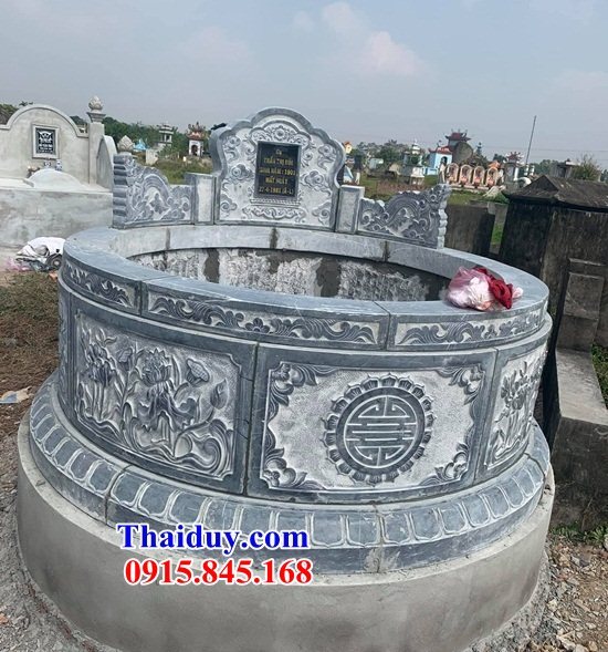 11 Mộ đá tròn đẹp bán tại Thái Bình