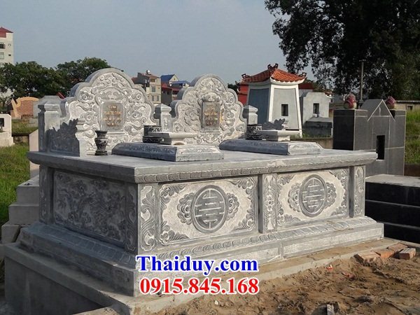 12 Mẫu mộ đôi bằng đá đẹp bán tại Tuyên Quang