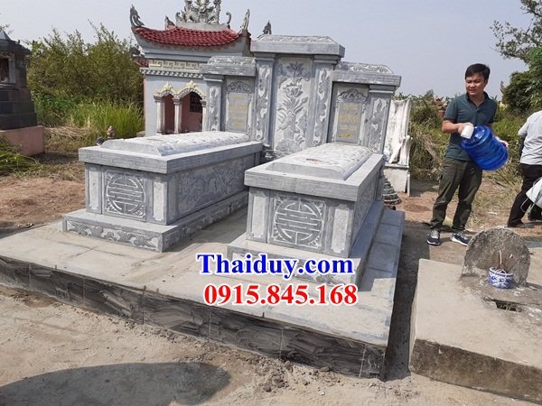 14 Mẫu mộ đôi bằng đá đẹp bán tại Phú Thọ