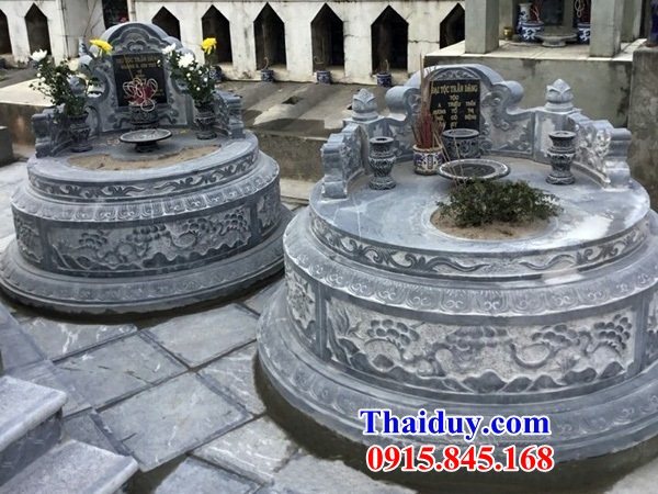 15 Mẫu mộ đá tròn đẹp bán tại Vĩnh Phúc