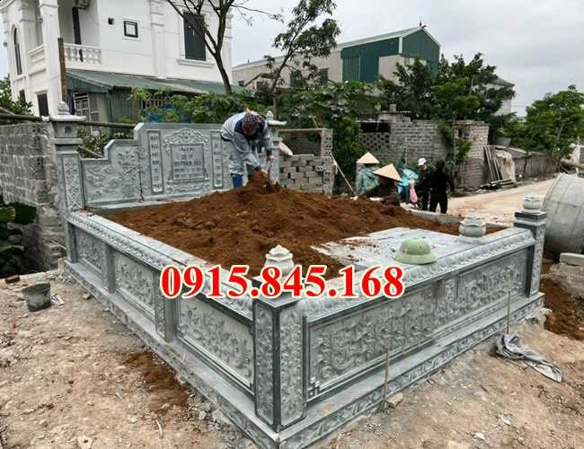 15 Mẫu mộ đôi chôn tươi hung hoả táng bằng đá đẹp bán tại Vĩnh Phúc