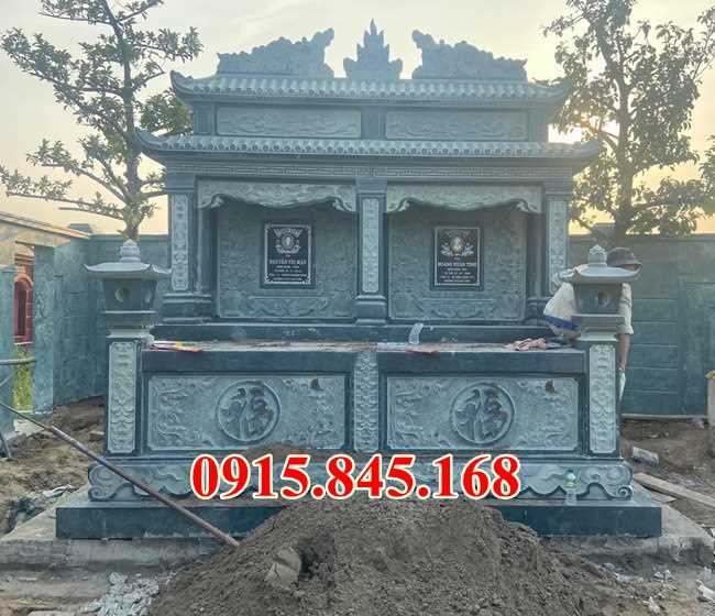 15 Mẫu mộ đôi quây úp chụp kim tĩnh bằng đá đẹp bán tại Vĩnh Phúc