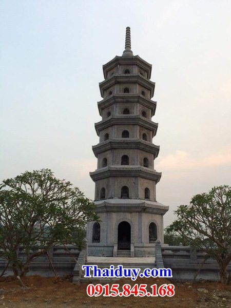 15 Mẫu mộ tháp đá xanh đẹp tại Kiên Giang cất giữ để hũ tro hài cốt sư trụ trì phật tử phật giáo