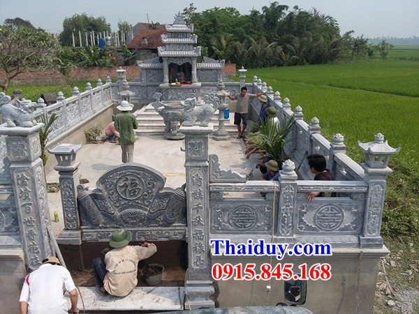 16 Khu lăng mộ đá đẹp bán tại Tuyên Quang nghĩa trang gia đình dòng họ gia tộc