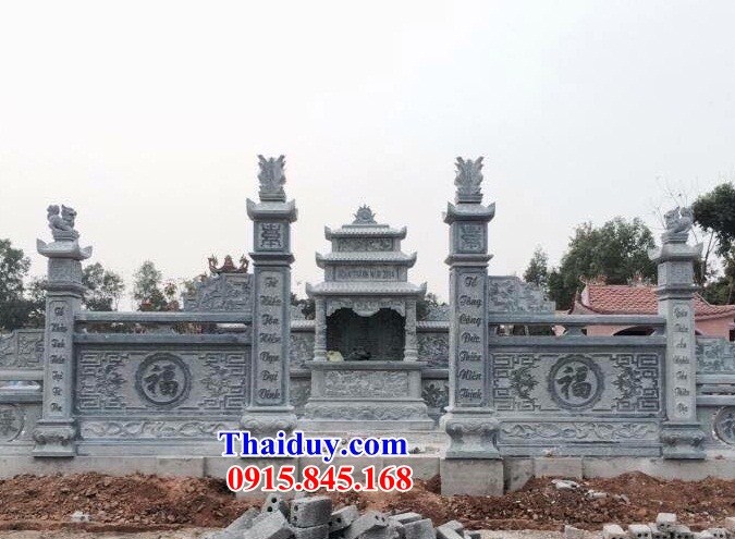 16 Khu lăng mộ đá nguyên khối đẹp bán tại Tuyên Quang nghĩa trang gia đình dòng họ gia tộc