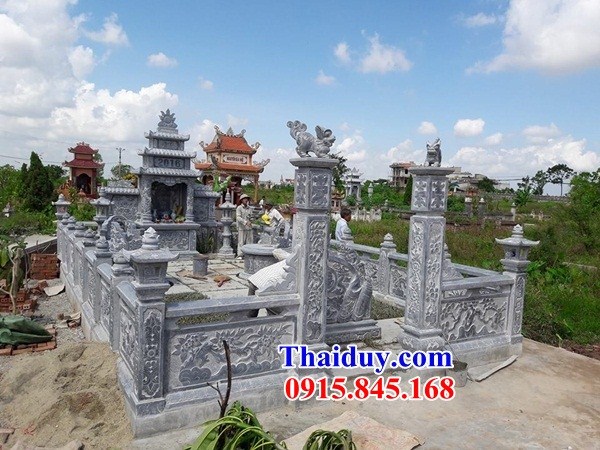 16 Khu lăng mộ đá ninh bình đẹp bán tại Tuyên Quang nghĩa trang gia đình dòng họ gia tộc