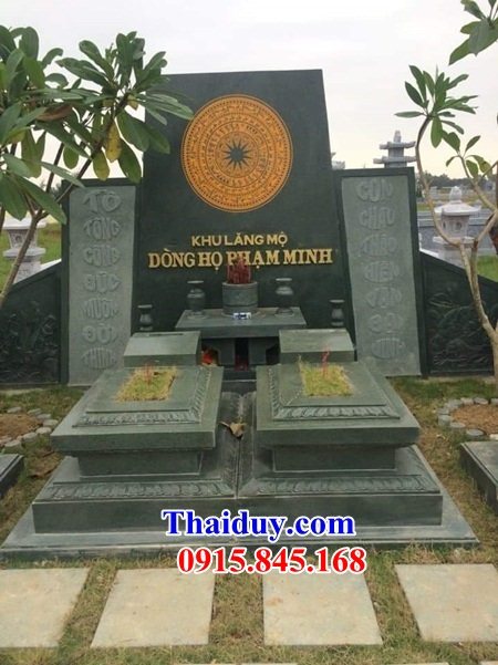 18 Mẫu mộ đôi gia đình ông bà bố ba cha mẹ hai ba bốn năm ngôi liền nhau bằng đá ninh bình đẹp bán tại Nam Định