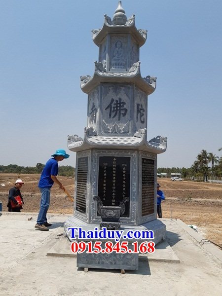 18 Mộ tháp đá ninh bình đẹp bán tại Tiền Giang cất giữ để hũ tro hài cốt sư trụ trì phật tử phật giáo đẹp