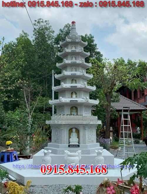19 Mẫu mộ tháp bằng đá mỹ nghệ Ninh Bình địa chỉ giá bán 2024