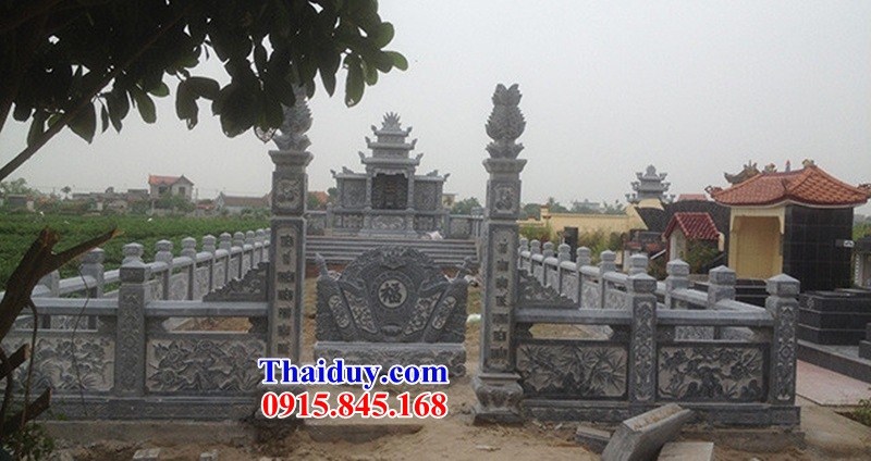 2 Khu lăng mộ đá ninh bình đẹp tại Hà Nội nghĩa trang gia đình dòng họ gia tộc