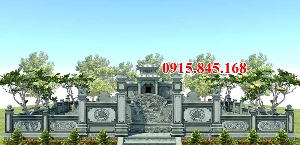 20 Khu lăng mộ đá đẹp bán tại Sơn La - mộ gia đình nghĩa trang ông bà