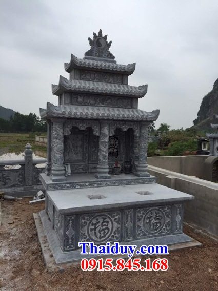 20 Mẫu mộ đôi gia đình ông bà cha bố ba mẹ hai ba bốn năm ngôi liền nhau bằng đá tự nhiên đẹp bán tại Quảng Ninh