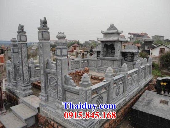 21 Khu lăng mộ đá thanh hóa đẹp bán tại Điện Biên nghĩa trang gia đình dòng họ gia tộc