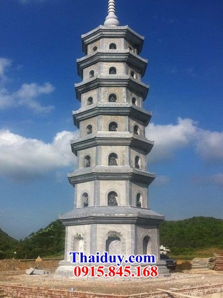 21 Mộ tháp đá ninh bình đẹp bán tại Cao Bằng cất giữ để tro hài cốt sư trụ trì phật giáo