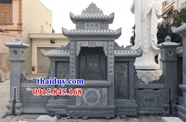 22 Mẫu kỳ đài thờ chung bằng đá tự nhiên Ninh Bình bán báo giá
