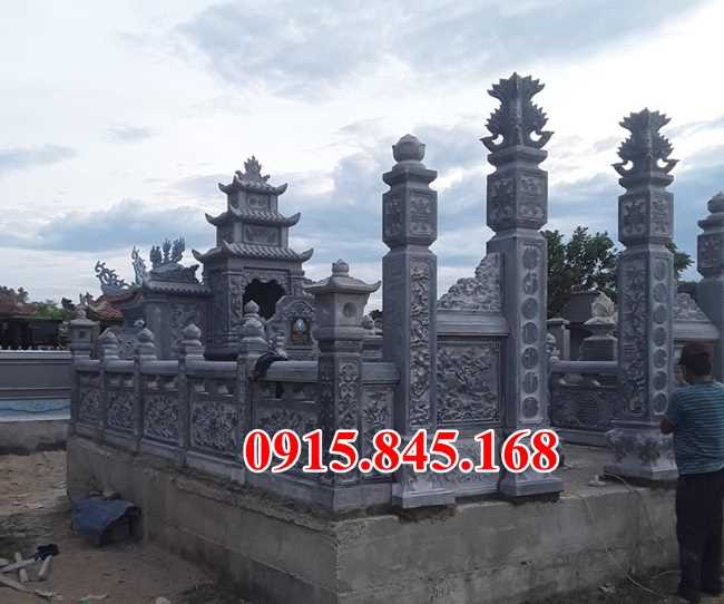 23 Khu lăng mộ đá đẹp bán tại Lai Châu - mộ gia đình + nghĩa trang ông bà