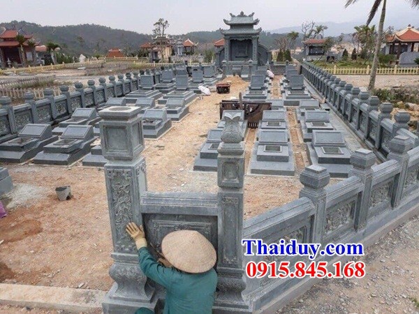 23 Khu lăng mộ đá nguyên khối đẹp bán tại Lai Châu nghĩa trang gia đình dòng họ gia tộc