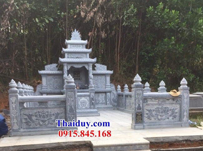 23 Khu lăng mộ đá thanh hóa đẹp bán tại Lai Châu nghĩa trang gia đình dòng họ gia tộc