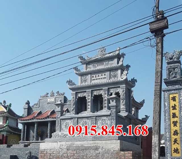 24 Mẫu mộ đôi gia đình dòng họ bằng đá đẹp bán tại Lạng Sơn