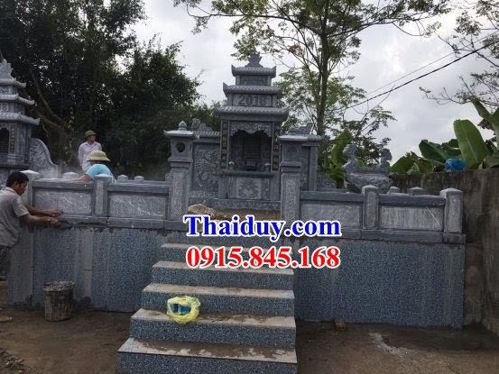 25 Khu lăng mộ đá xanh đẹp bán tại Nghệ An nghĩa trang gia đình dòng họ gia tộc