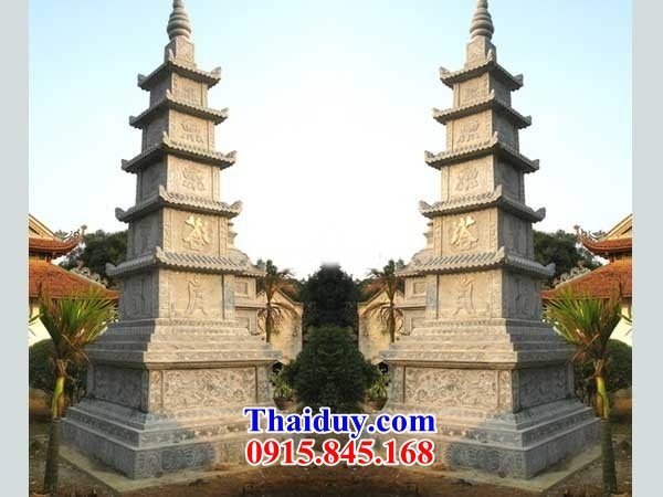 25 Mộ tháp đá ninh bình đẹp bán tại Lâm Đồng cất giữ để hũ lọ bình hộp quan quách đựng tro hài cốt