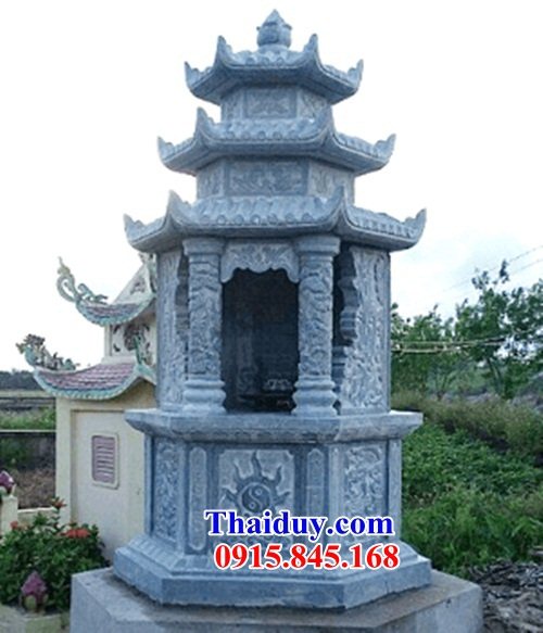 25 Mộ tháp đá tự nhiên đẹp bán tại Lâm Đồng cất giữ để hũ lọ bình hộp quan quách đựng tro hài cốt