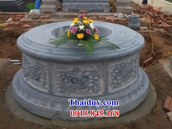 26 Mộ đá tròn đẹp bán tại Hà Tĩnh