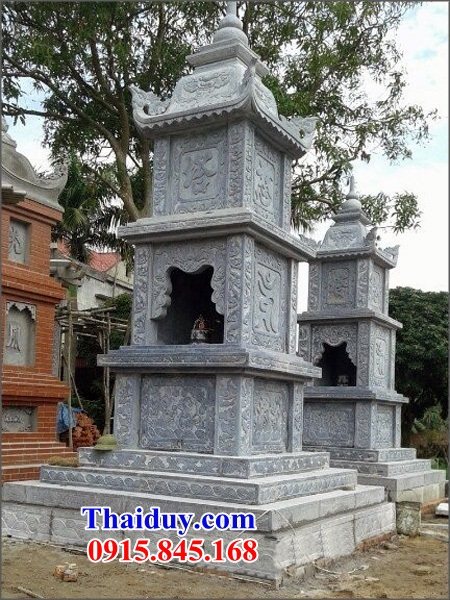 27 Mộ tháp đá đẹp bán tại Gia Lai cất giữ để đựng hũ hộp lọ bình tro hài cốt