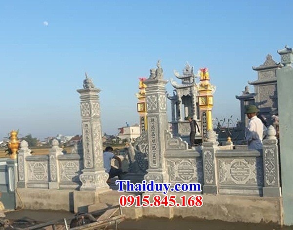 28 Khu lăng mộ đá thanh hóa đẹp bán tại Quảng Bình nghĩa trang gia đình dòng họ gia tộc